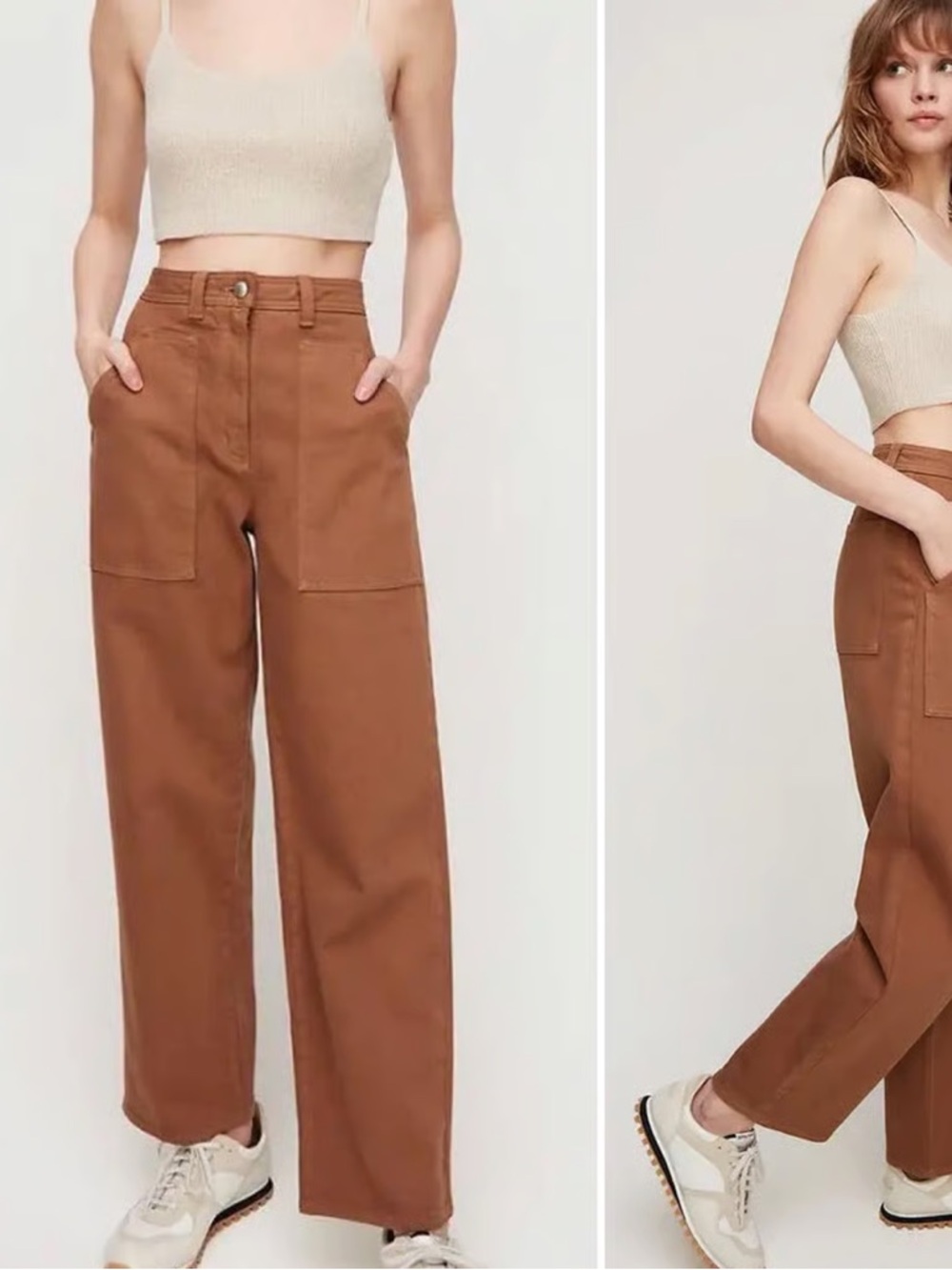 Aritzia utility Pants in Brown